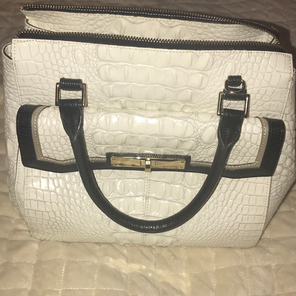 Lightly used Brahmin bag with duster bag.